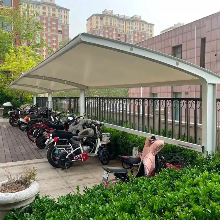 康乐县膜结构电动车棚